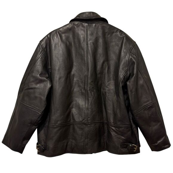 Wilson Thinsulate 3M Leather Jacket Men’s Sz XL - Picture 2 of 5